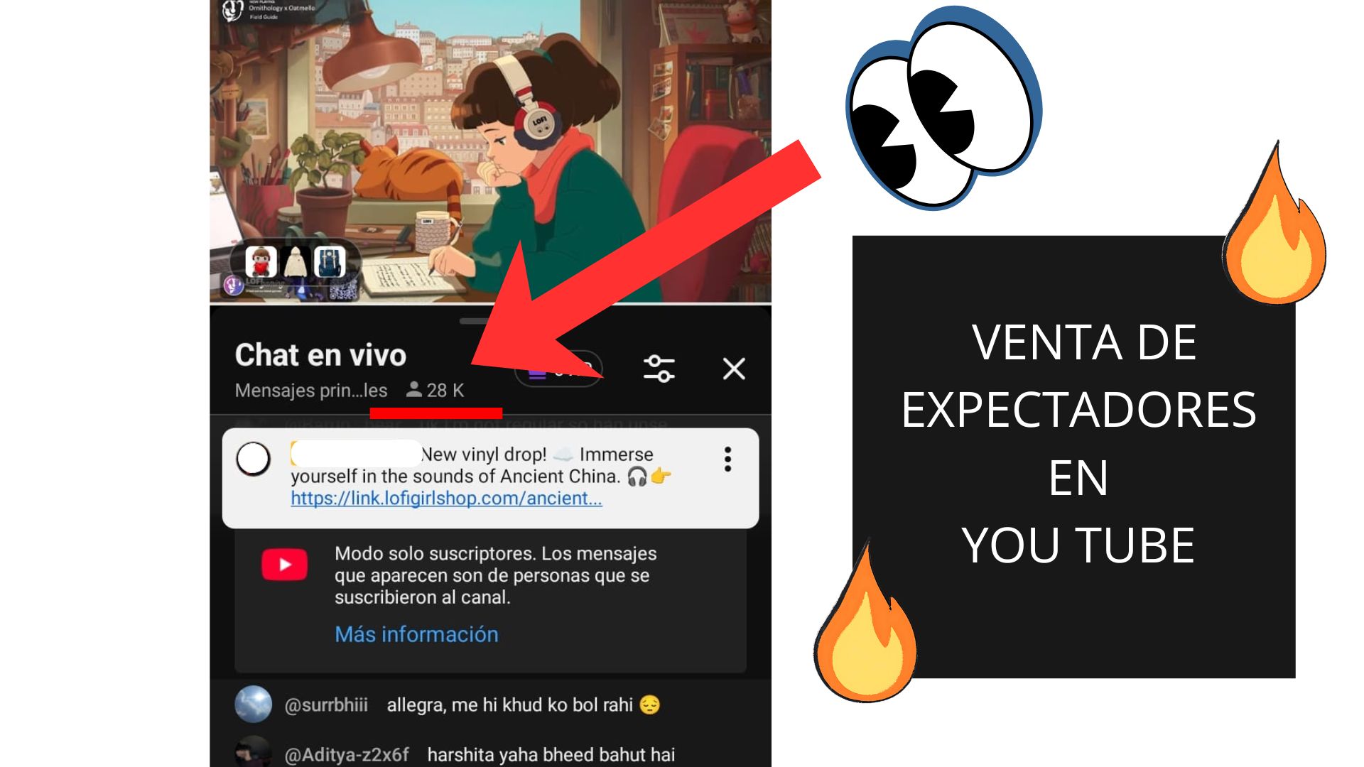🎥 Espectadores reales y constantes, con visitas que van desde 15 hasta 300 minutos por persona (GARANTÍA INCLUÍDA ♻️)). ¿Transmites en vivo? Mantén a tu audiencia en YouTube.